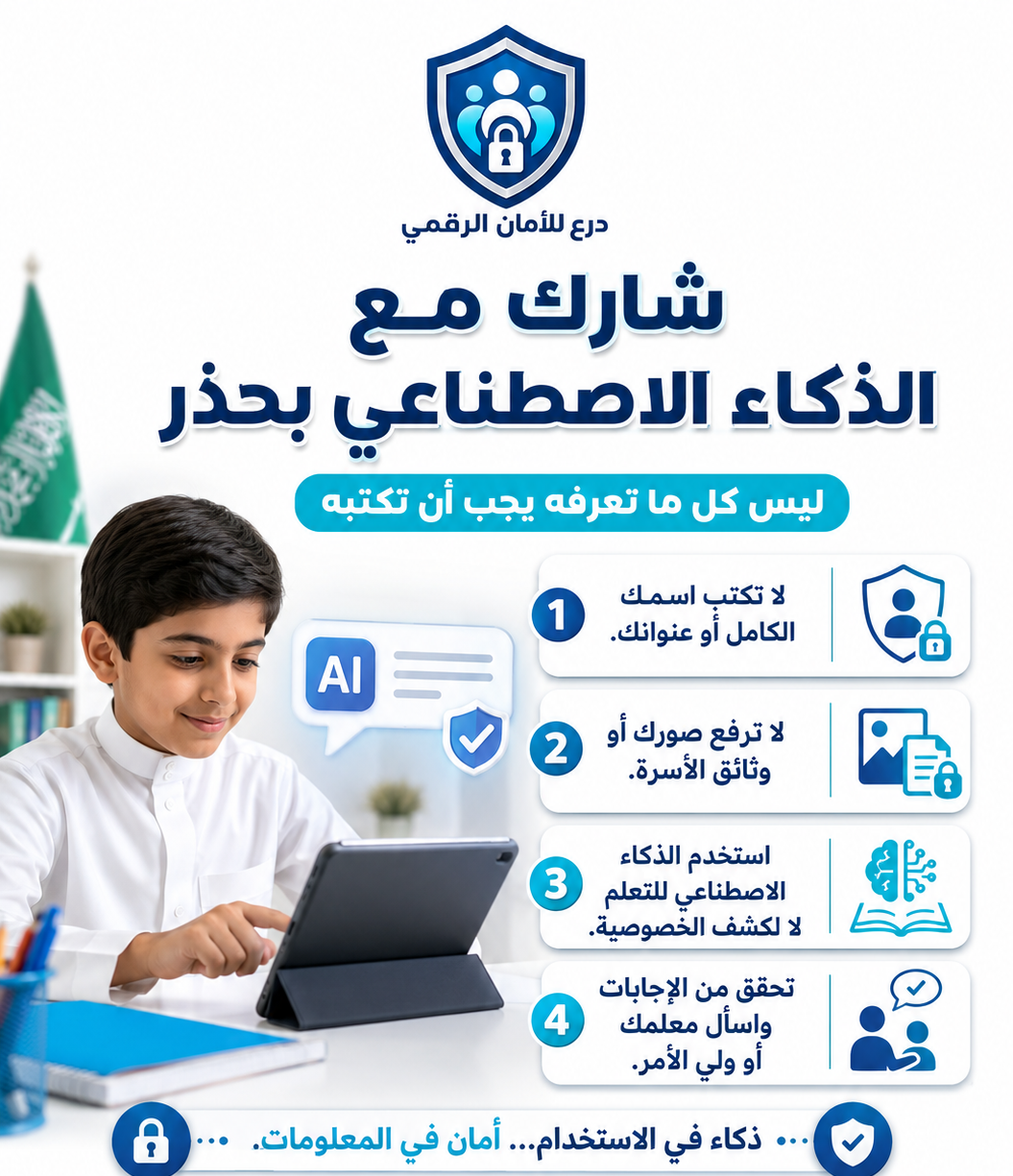 صورة تعبيرية عن شارك مع الذكاء الاصطناعي بحذر
