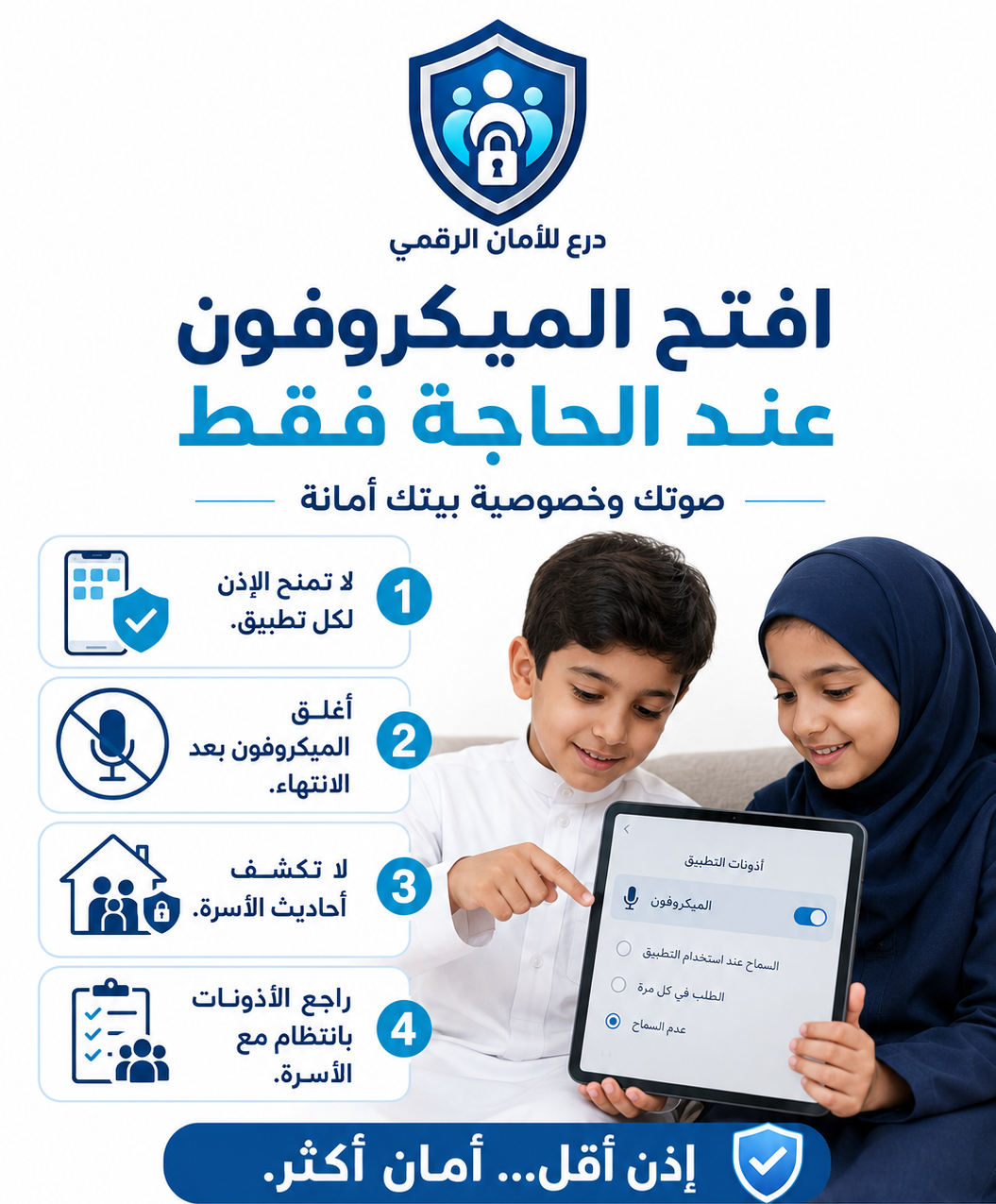 صورة تعبيرية عن افتح الميكروفون عند الحاجة فقط